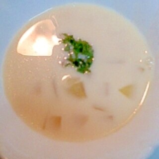 玉ねぎの豆乳スープ